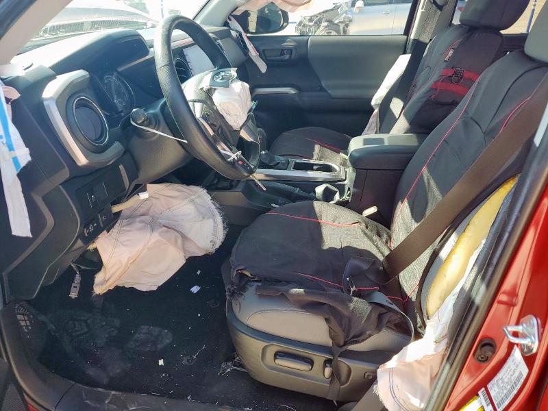 3TMBZ5DN1NM037094 - 2022 TOYOTA TACOMA DOUBLE CAB 红色 照片 7