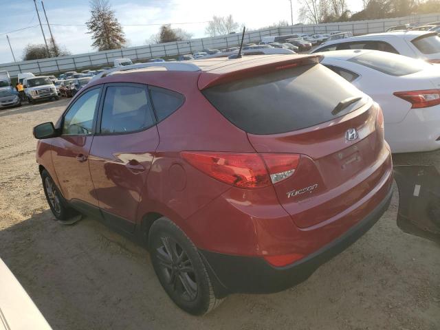 KM8JU3AG3EU904510 - 2014 HYUNDAI TUCSON GLS RED photo 2