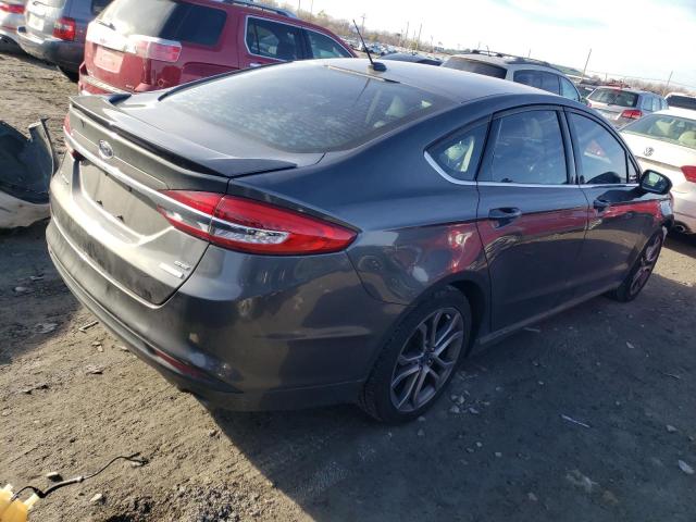 3FA6P0HD8HR218962 - 2017 FORD FUSION SE CHARCOAL photo 3