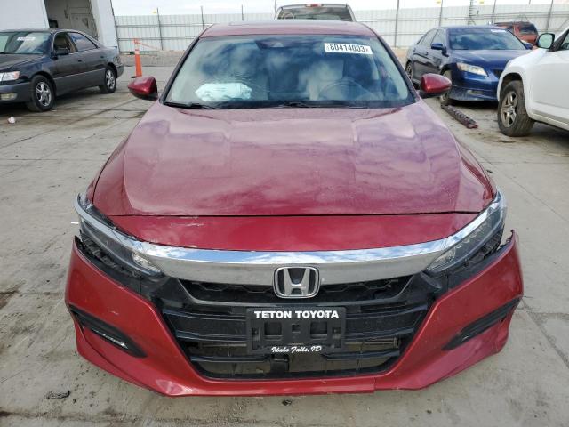 1HGCV2F6XJA019061 - 2018 HONDA ACCORD EXL RED photo 5