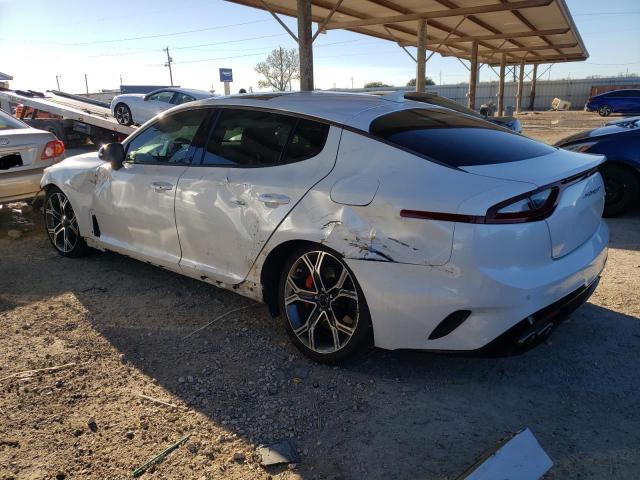 KNAE55LC5M6088618 - 2021 KIA STINGER GT2 WHITE photo 2