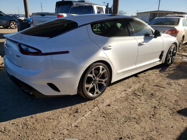 KNAE55LC5M6088618 - 2021 KIA STINGER GT2 WHITE photo 3