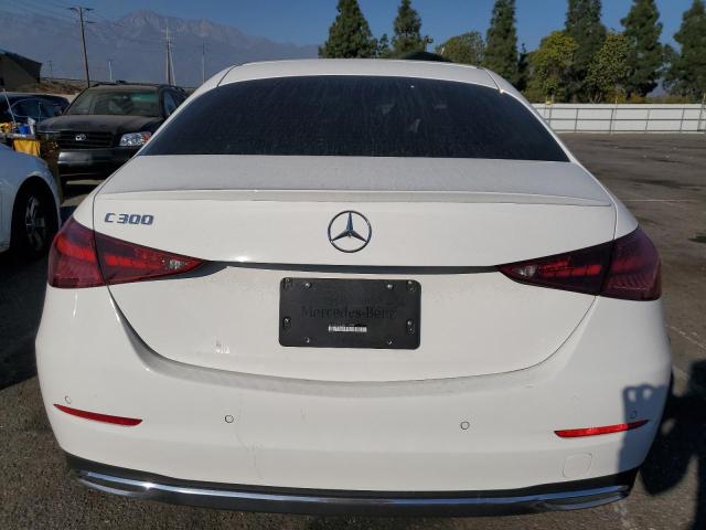 W1KAF4GB1PR115798 - 2023 MERCEDES-BENZ C 300 WHITE photo 6