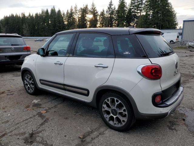 ZFBCFADH3EZ006625 - 2014 FIAT 500L TREKKING WHITE photo 2