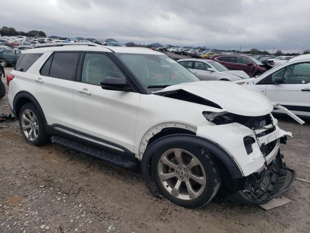 1FM5K8HC6LGB18428 - 2020 FORD EXPLORER PLATINUM WHITE photo 4