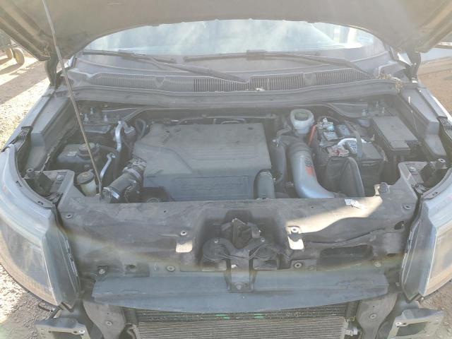 1FM5K8GT0GGC22341 - 2016 FORD EXPLORER SPORT GRAY photo 12