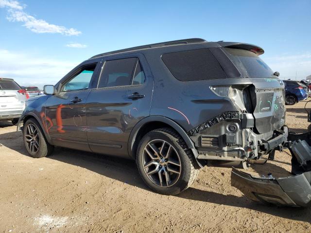 1FM5K8GT0GGC22341 - 2016 FORD EXPLORER SPORT GRAY photo 2