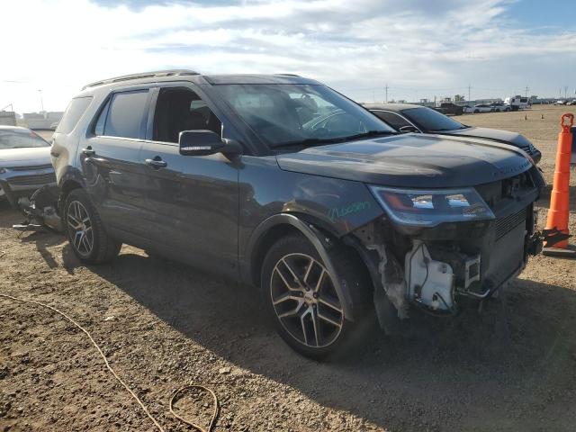 1FM5K8GT0GGC22341 - 2016 FORD EXPLORER SPORT GRAY photo 4