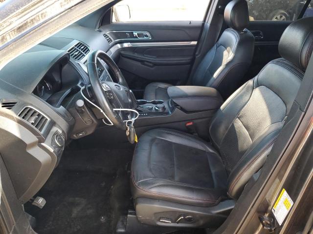 1FM5K8GT0GGC22341 - 2016 FORD EXPLORER SPORT GRAY photo 7