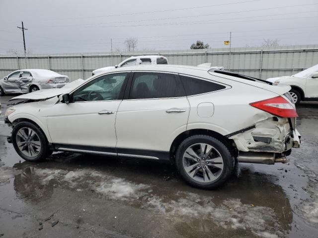 5J6TF2H58DL002746 - 2013 HONDA CROSSTOUR EXL WHITE photo 2