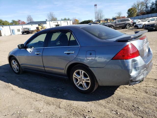 1HGCM56707A084295 - 2007 HONDA ACCORD EX BLUE photo 2