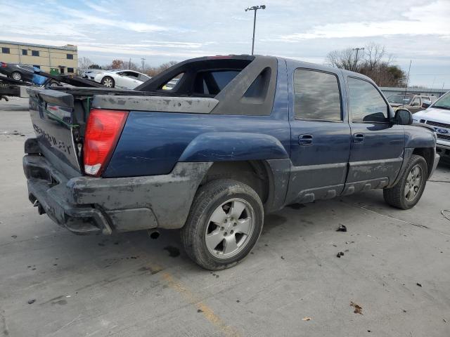 3GNEC13T02G165660 - 2002 CHEVROLET AVALANCHE C1500 BLUE photo 3