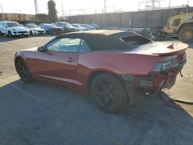 2G1FD3D35F9172536 - 2015 CHEVROLET CAMARO LT BURGUNDY photo 2