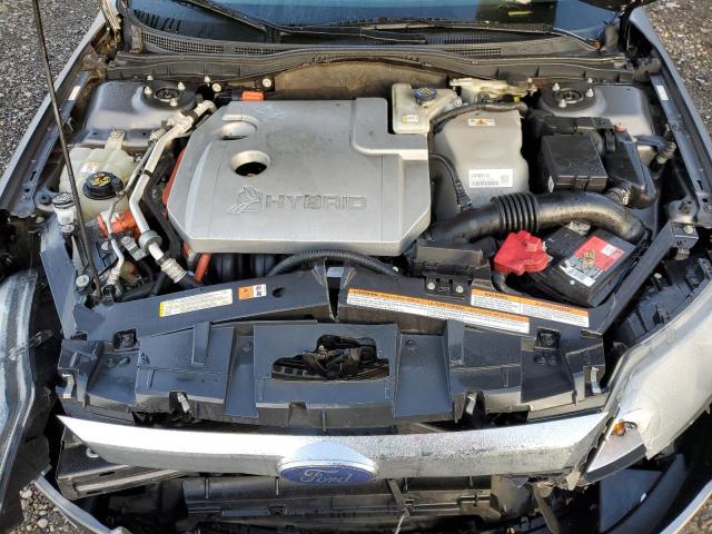 3FADP0L37AR255612 - 2010 FORD FUSION HYBRID GRAY photo 11