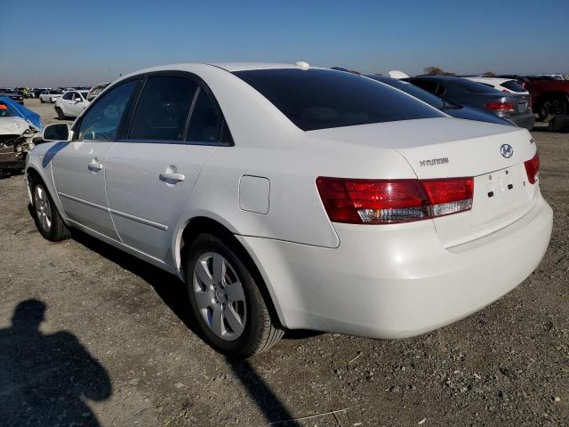 5NPET46C28H376784 - 2008 HYUNDAI SONATA GLS WHITE photo 2