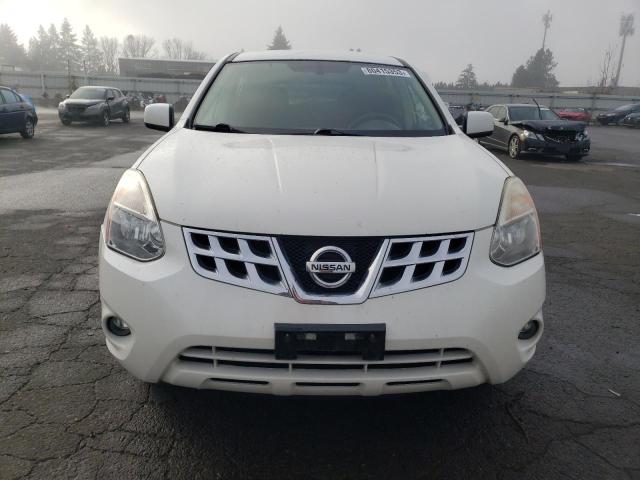 JN8AS5MV3DW662468 - 2013 NISSAN ROGUE S WHITE photo 5