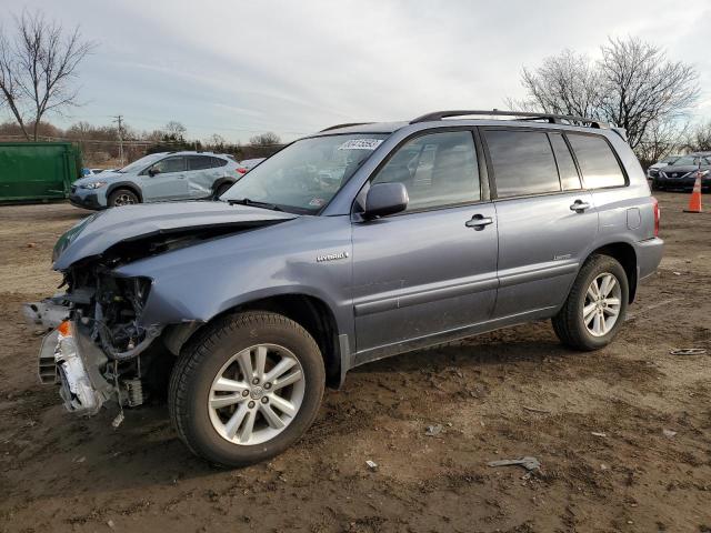 JTEEW21A460033157 - 2006 TOYOTA HIGHLANDER HYBRID BLUE photo 1