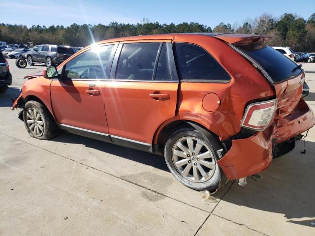 2FMDK38C78BB23442 - 2008 FORD EDGE SEL ORANGE photo 2