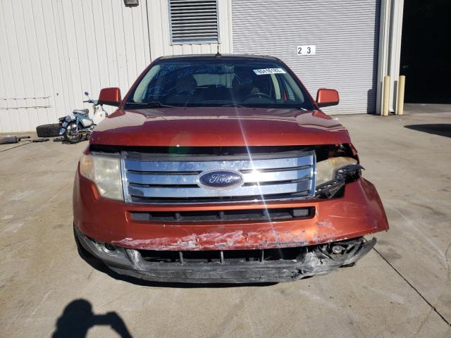 2FMDK38C78BB23442 - 2008 FORD EDGE SEL ORANGE photo 5