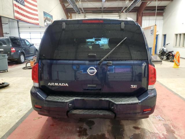 5N1AA08CX9N601881 - 2009 NISSAN ARMADA SE BLUE photo 6