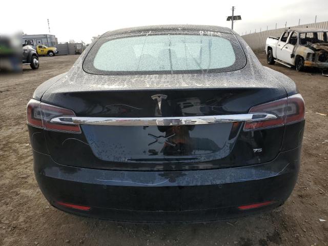 5YJSA1E16HF232712 - 2017 TESLA MODEL S შავი ფოტო 6