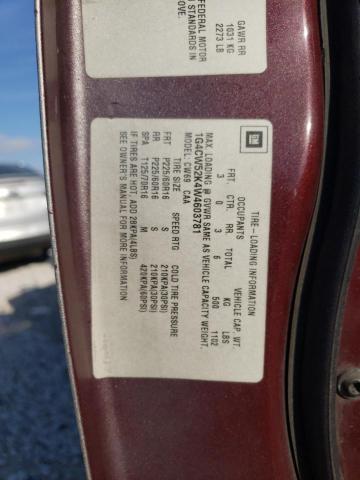 1G4CW52K4W4603781 - 1998 BUICK PARK AVENU BURGUNDY photo 12