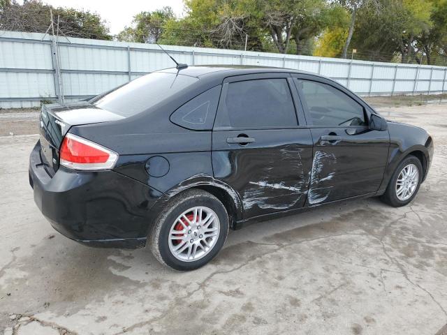 1FAHP3FN5BW100748 - 2011 FORD FOCUS SE BLACK photo 3