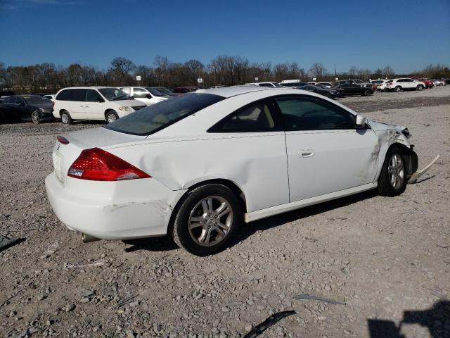 1HGCM72677A018772 - 2007 HONDA ACCORD EX WHITE photo 3