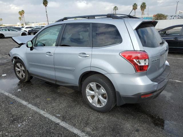 JF2SJAKC3FH483885 - 2015 SUBARU FORESTER 2.5I LIMITED SILVER photo 2