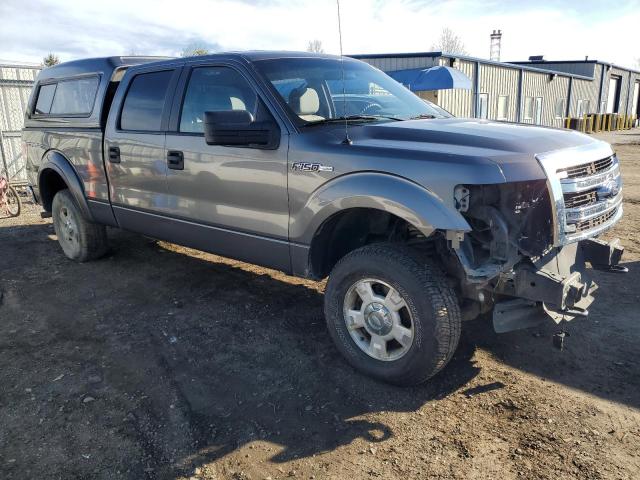 1FTFW1EF2DFA49781 - 2013 FORD F150 SUPERCREW GRAY photo 4