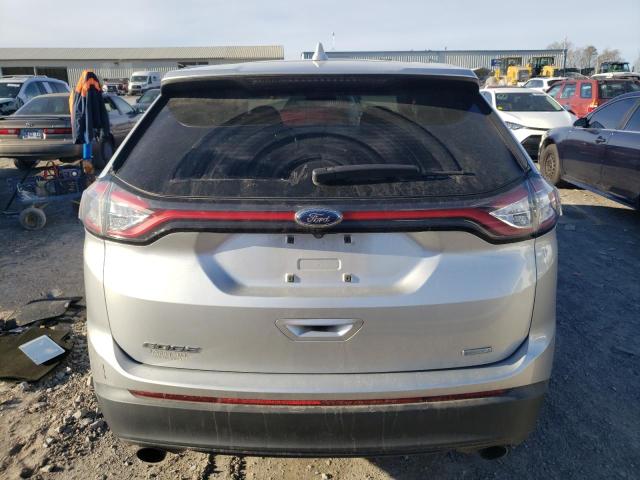 2FMTK3G91FBC28878 - 2015 FORD EDGE SE SILVER photo 6