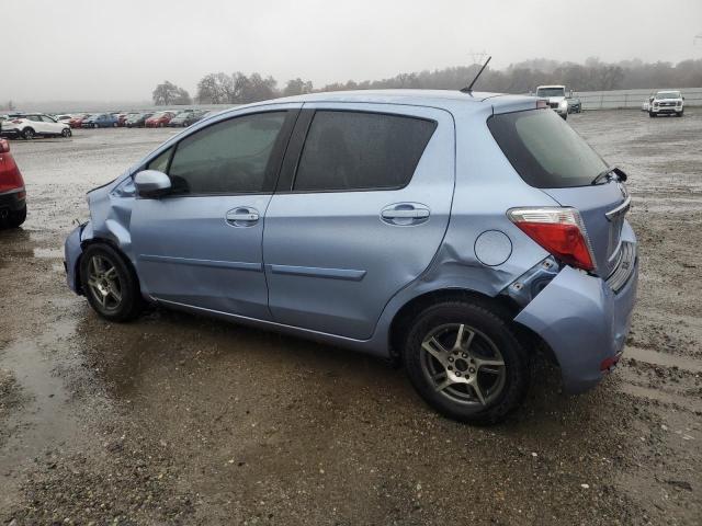 JTDKTUD30ED590969 - 2014 TOYOTA YARIS BLUE photo 2