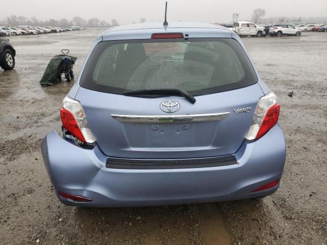 JTDKTUD30ED590969 - 2014 TOYOTA YARIS BLUE photo 6