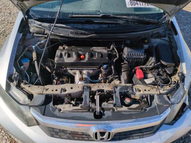 2HGFB2F53CH586620 - 2012 HONDA CIVIC LX SILVER photo 11