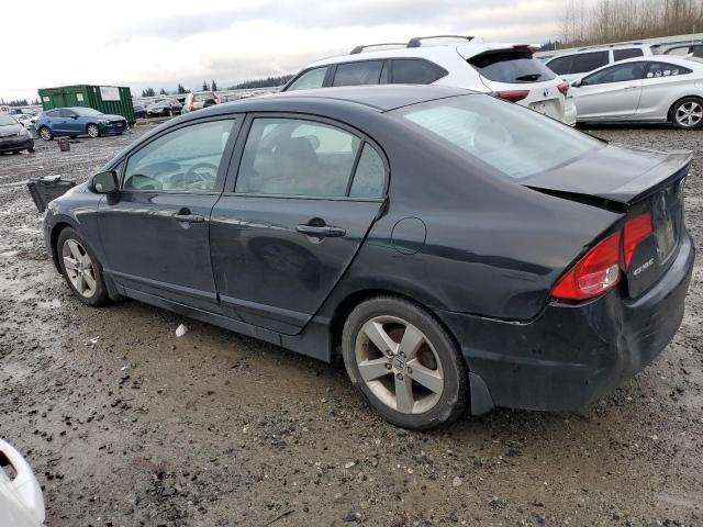 2HGFA16528H109150 - 2008 HONDA CIVIC LX BLACK photo 2