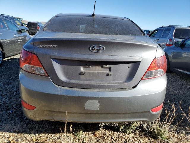 KMHCT4AE9DU543136 - 2013 HYUNDAI ACCENT GLS GRAY photo 6