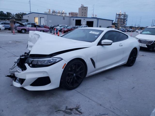 WBABC4C03NCG94904 - 2022 BMW M850XI WHITE photo 1