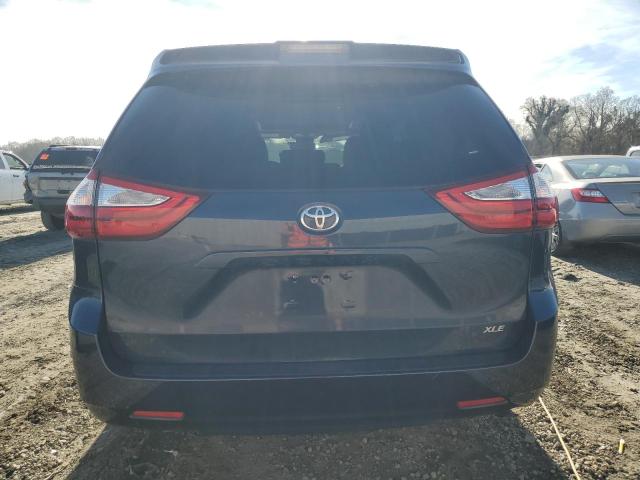 5TDYZ3DC7KS967638 - 2019 TOYOTA SIENNA XLE BLUE photo 6