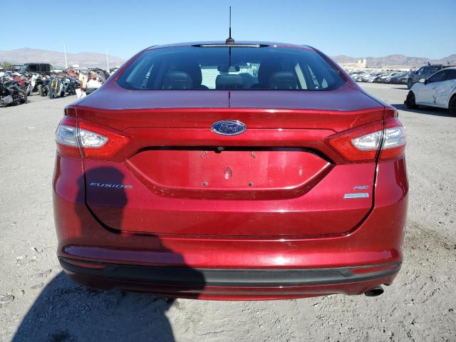 3FA6P0HD8GR356631 - 2016 FORD FUSION SE BURGUNDY photo 6