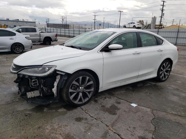 1C3CCCCG8GN125800 - 2016 CHRYSLER 200 C WHITE photo 1