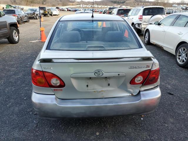 1NXBR32E13Z128247 - 2003 TOYOTA COROLLA CE SILVER photo 6