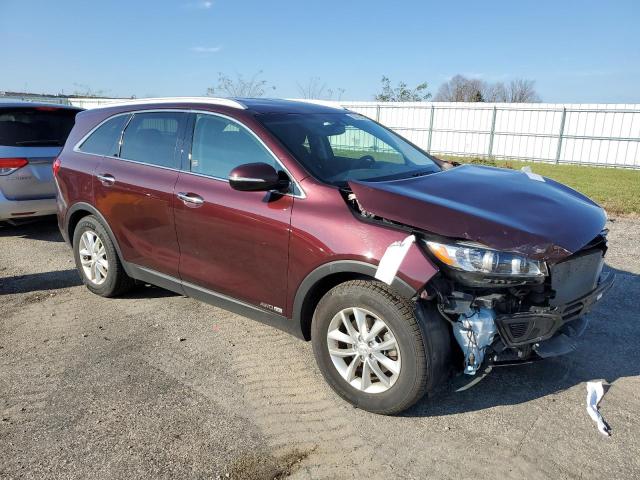 5XYPGDA58HG287332 - 2017 KIA SORENTO LX MAROON photo 4