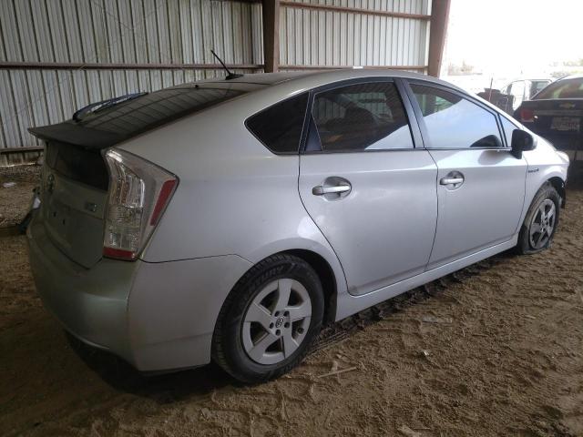 JTDKN3DU3A0161534 - 2010 TOYOTA PRIUS SILVER photo 3