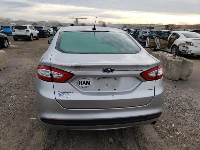 3FA6P0H71FR164895 - 2015 FORD FUSION SE SILVER photo 6