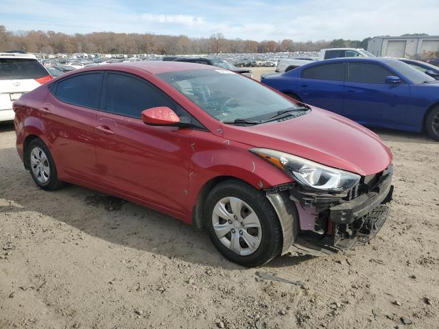 KMHDH4AE8GU547771 - 2016 HYUNDAI ELANTRA SE BURGUNDY photo 4