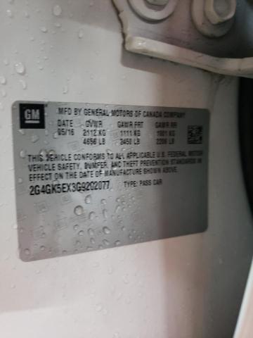 2G4GK5EX3G9202077 - 2016 BUICK REGAL Ақ фото 13