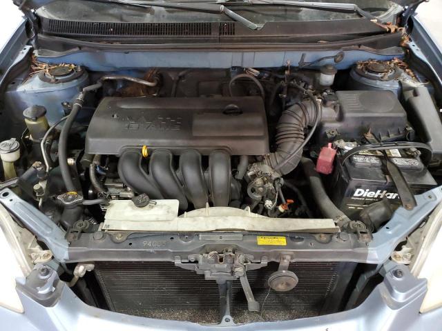 2T1KR32E93C091398 - 2003 TOYOTA COROLLA MA XR BLUE photo 11