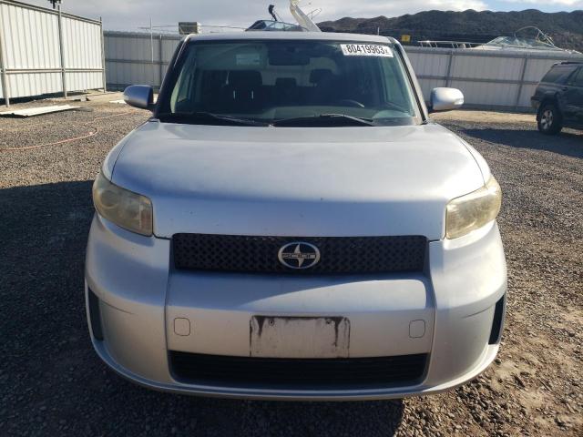 JTLKE50E581042760 - 2008 TOYOTA SCION XB SILVER photo 5