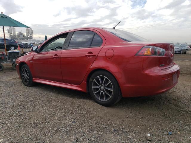 JA32U2FU7HU001104 - 2017 MITSUBISHI LANCER ES RED photo 2