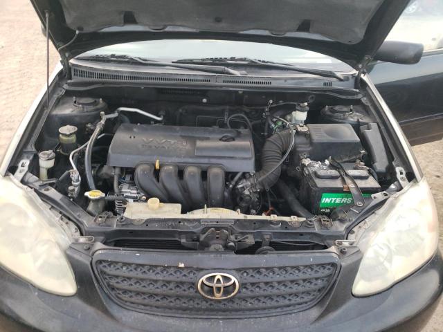 JTDBR32E242034718 - 2004 TOYOTA COROLLA CE BLACK photo 11